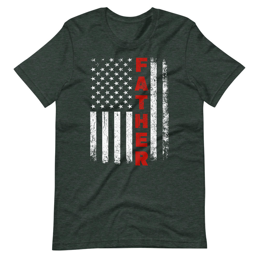 Vatertag T-Shirt mit US Flagge für den perfekten Fathers Day!