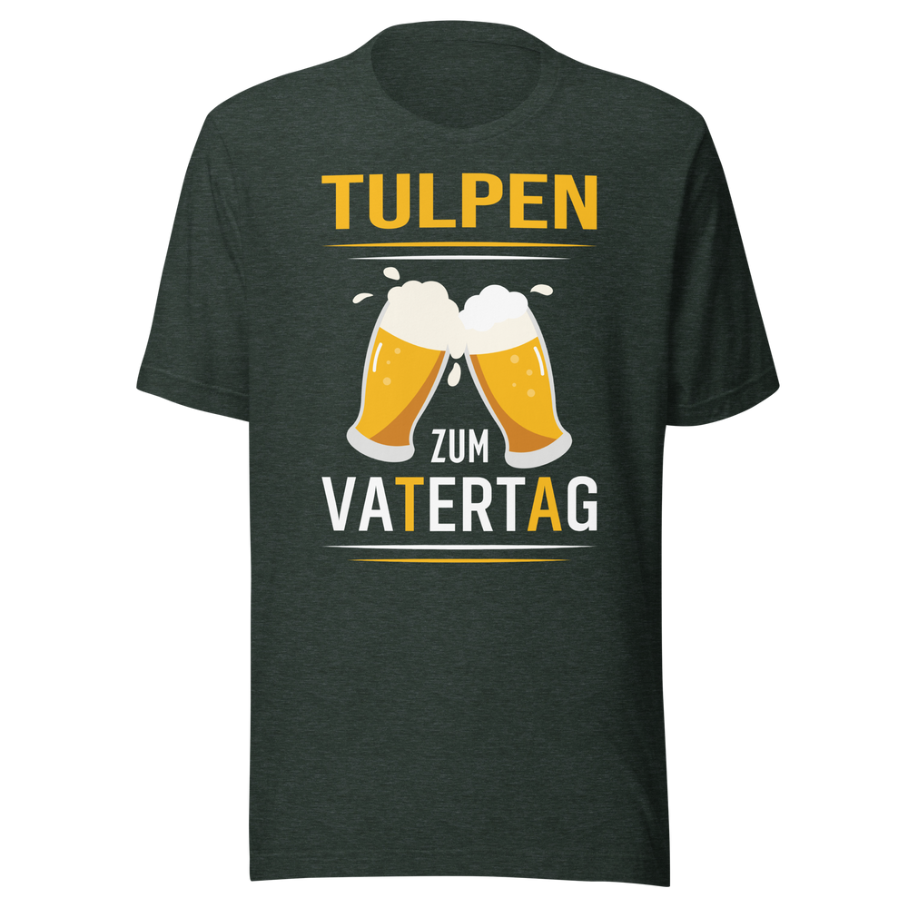 Tulpen zum Vatertag T-Shirt für Männer - Vatertagsgeschenk