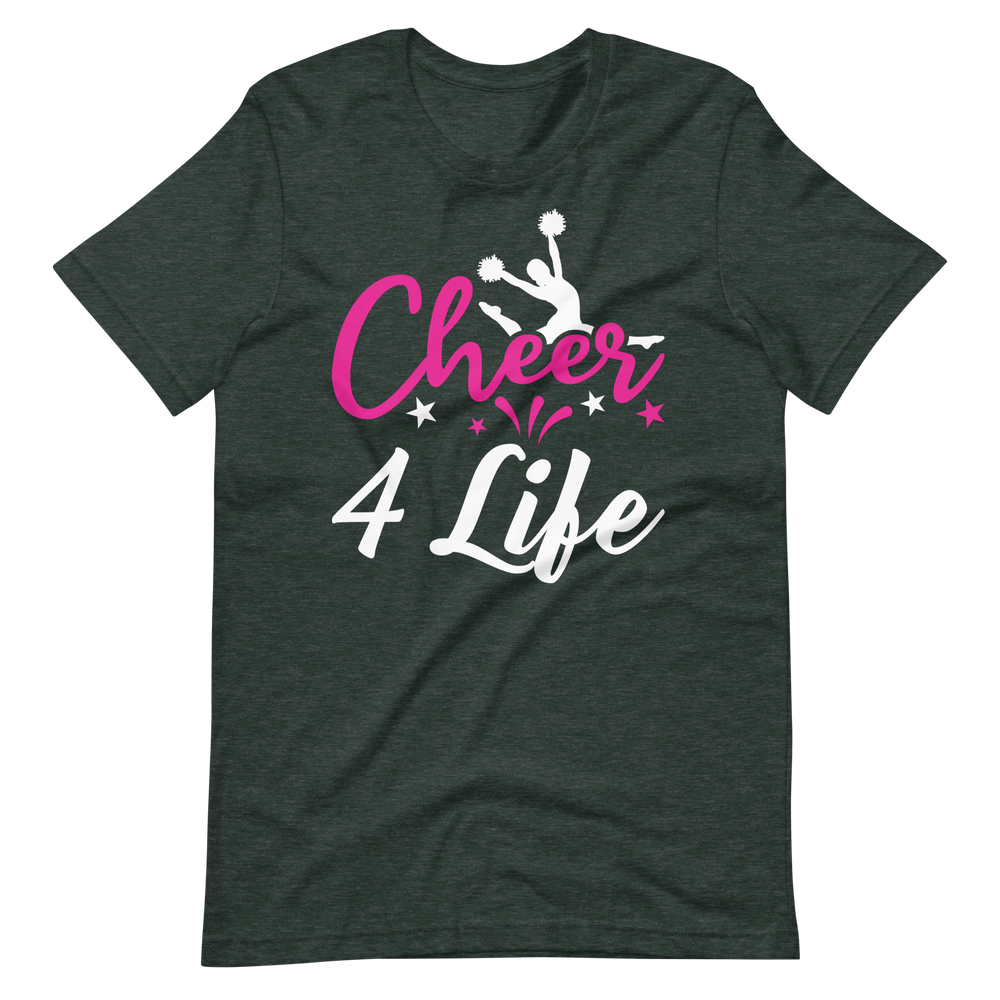 Cheer 4 Life! T-Shirt für Damen und Herren