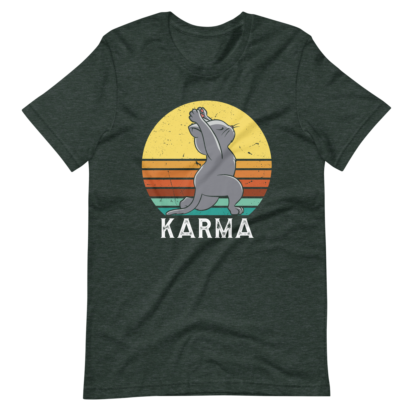 Karma CAT! T-Shirt | Lustiges Katzenmotiv