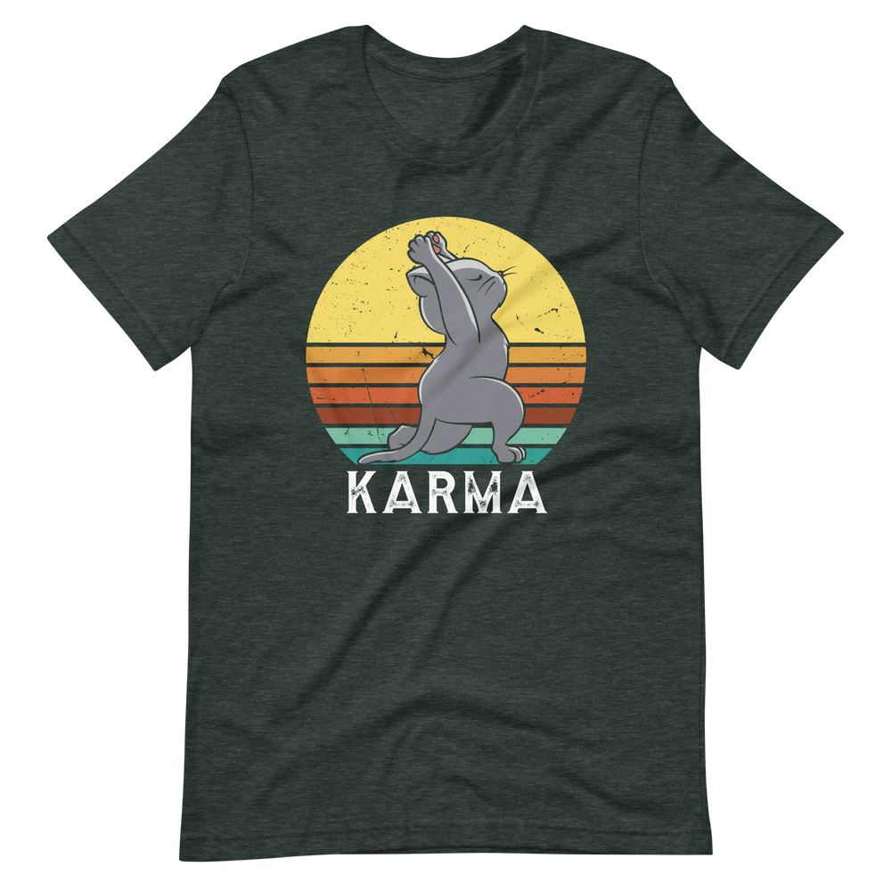 Karma CAT! T-Shirt | Lustiges Katzenmotiv