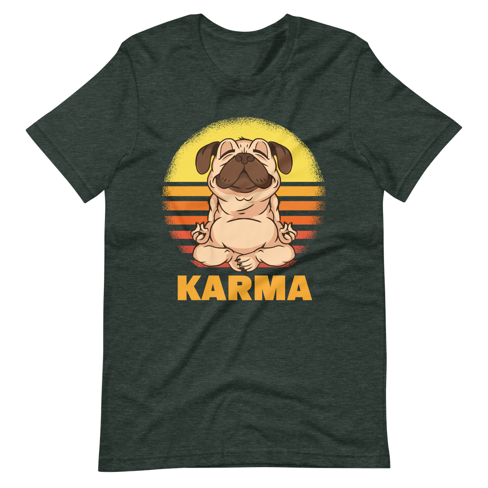 Karma Mops T-Shirt - Lustiges und stylisches Shirt für jeden Tag