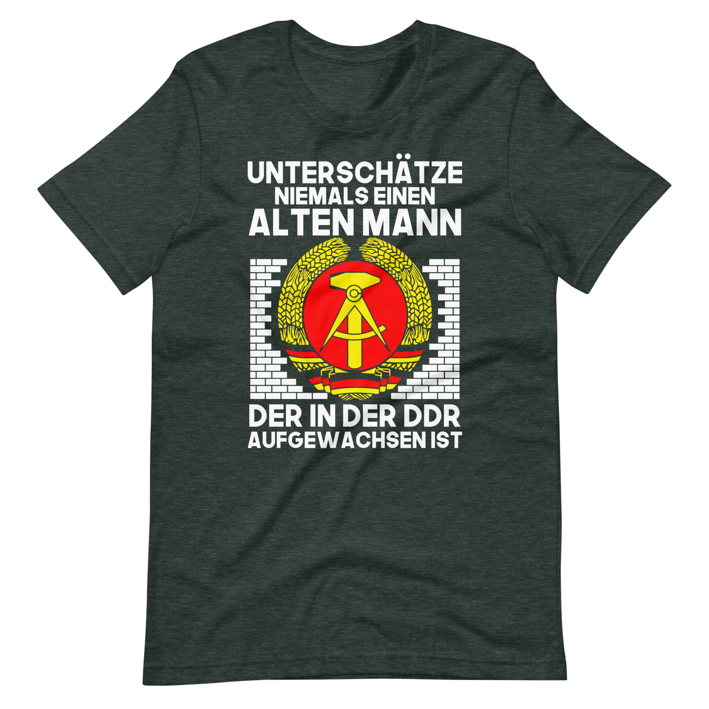 DDR Aufgewachsen T-Shirt - Ostalgie und Stolz vereint