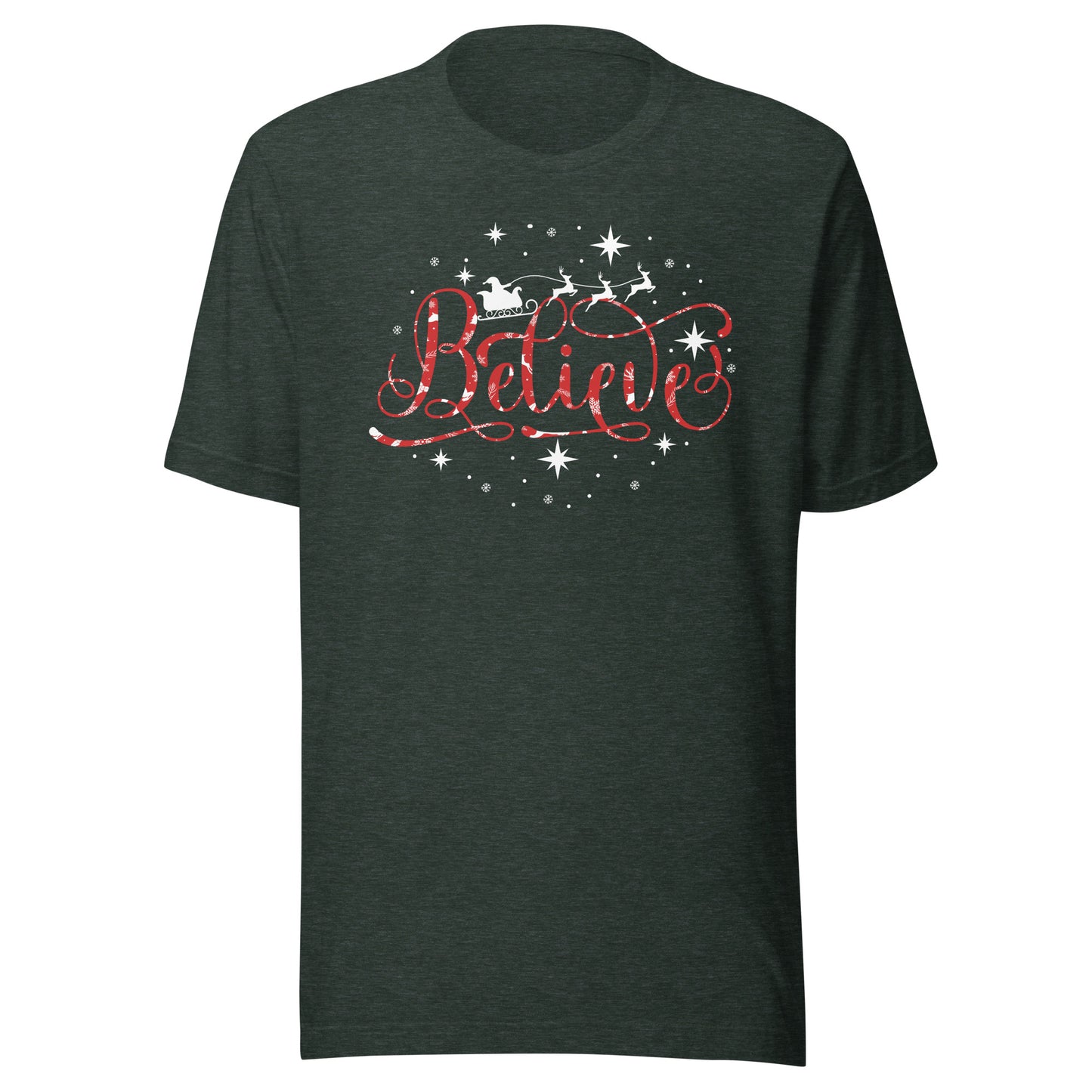 Glaube an Weihnachten - Inspirierendes T-Shirt für die festliche Jahreszeit