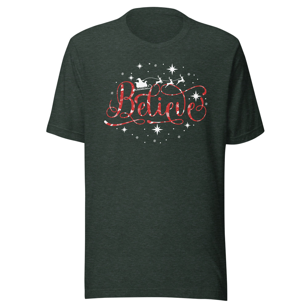 Glaube an Weihnachten - Inspirierendes T-Shirt für die festliche Jahreszeit