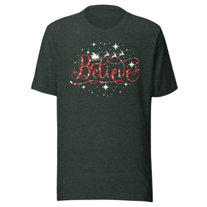 Glaube an Weihnachten - Inspirierendes T-Shirt für die festliche Jahreszeit