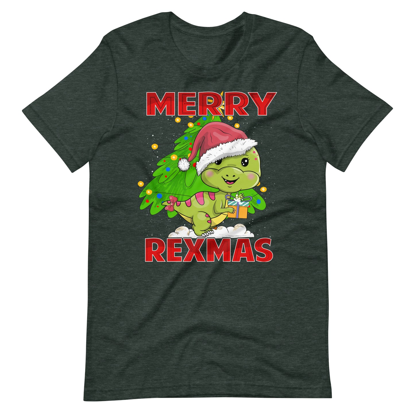 Merry REXMAS - Lustiges Weihnachtsdesign T-Shirt