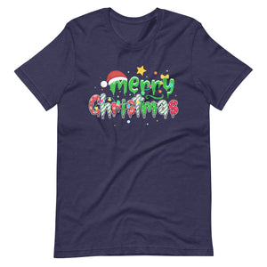 Merry Christmas Slogan - Weihnachten T-Shirt mit festlichem Charme