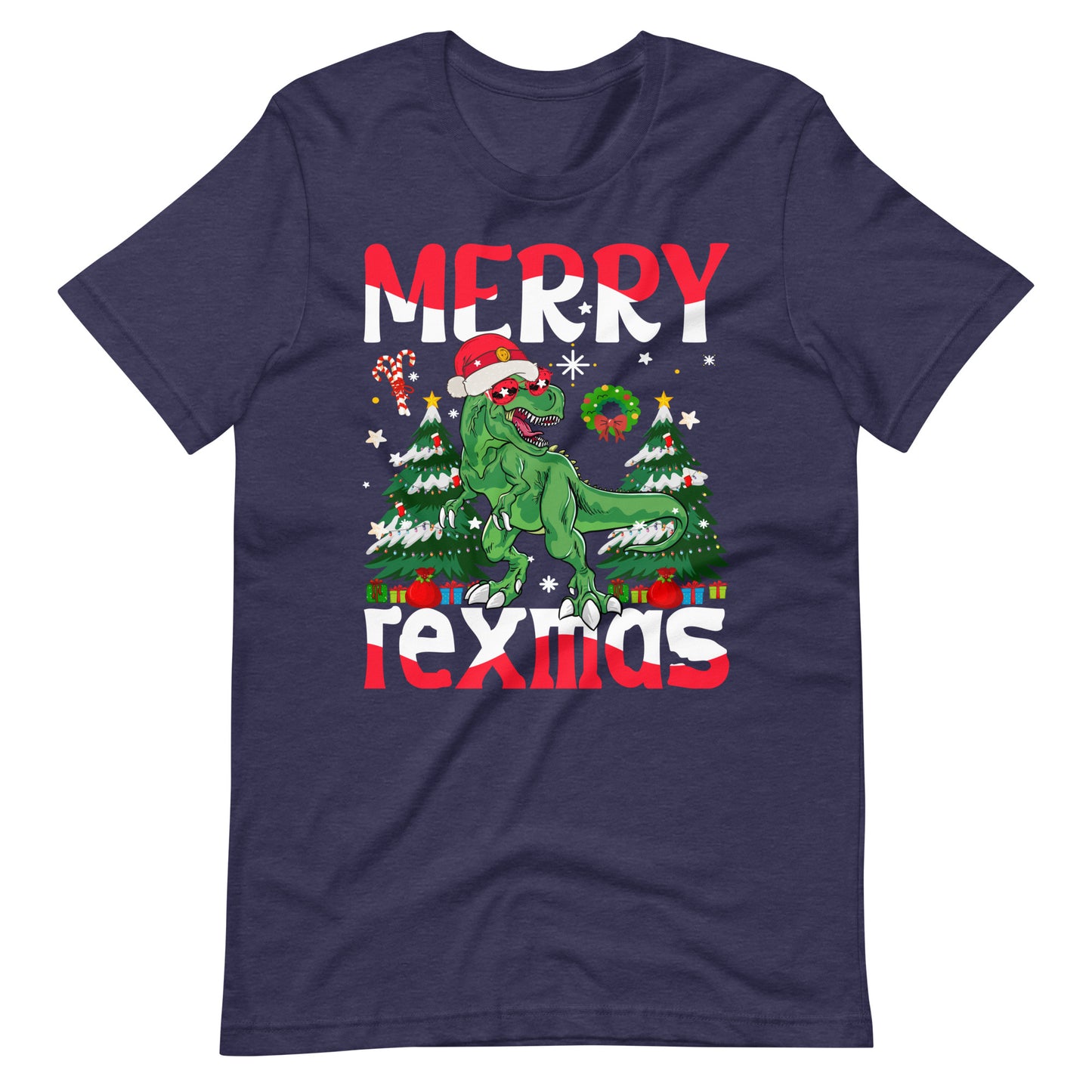 Merry Rexmas Christmas - Dino Weihnachten T-Shirt