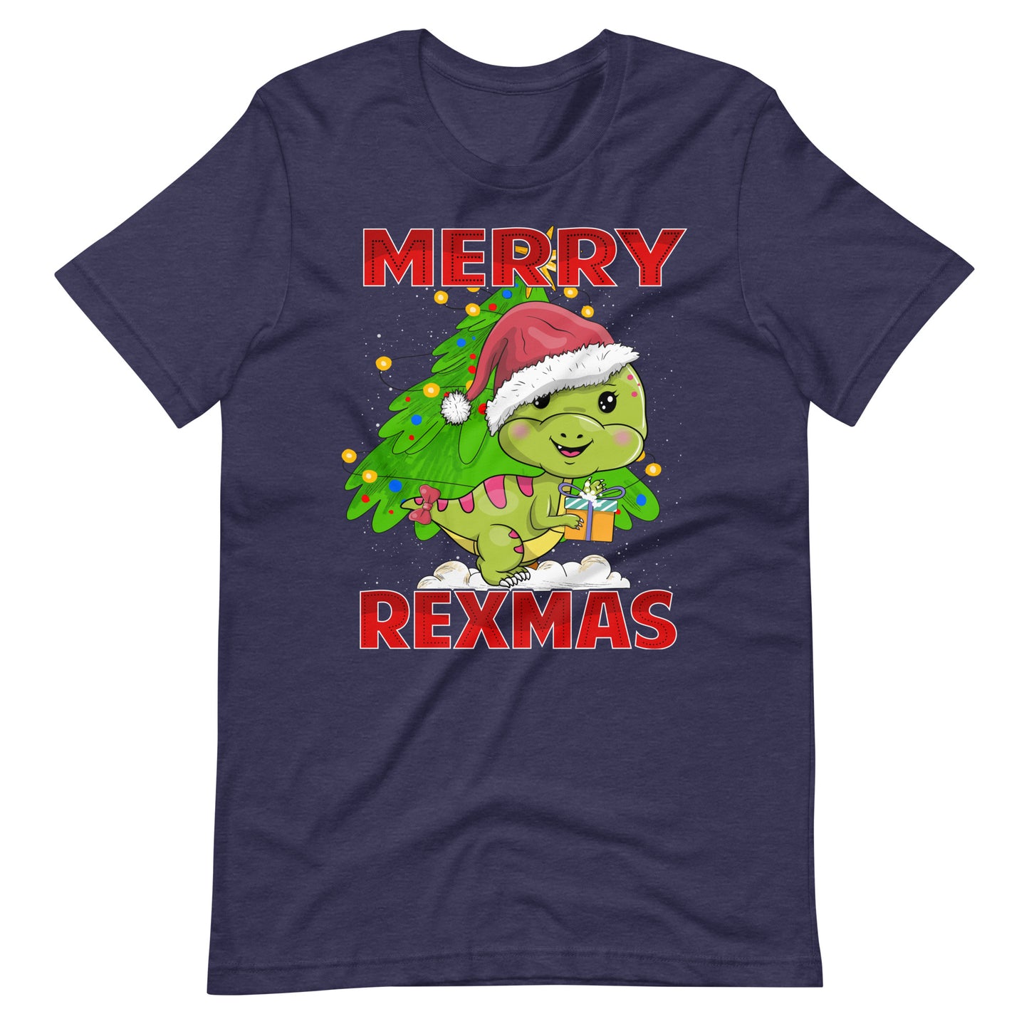 Merry REXMAS - Lustiges Weihnachtsdesign T-Shirt