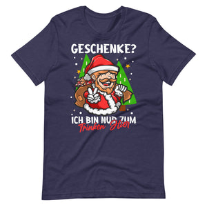 Weihnachten, hier nur zum Trinken! Lustiges Weihnachts-T-Shirt