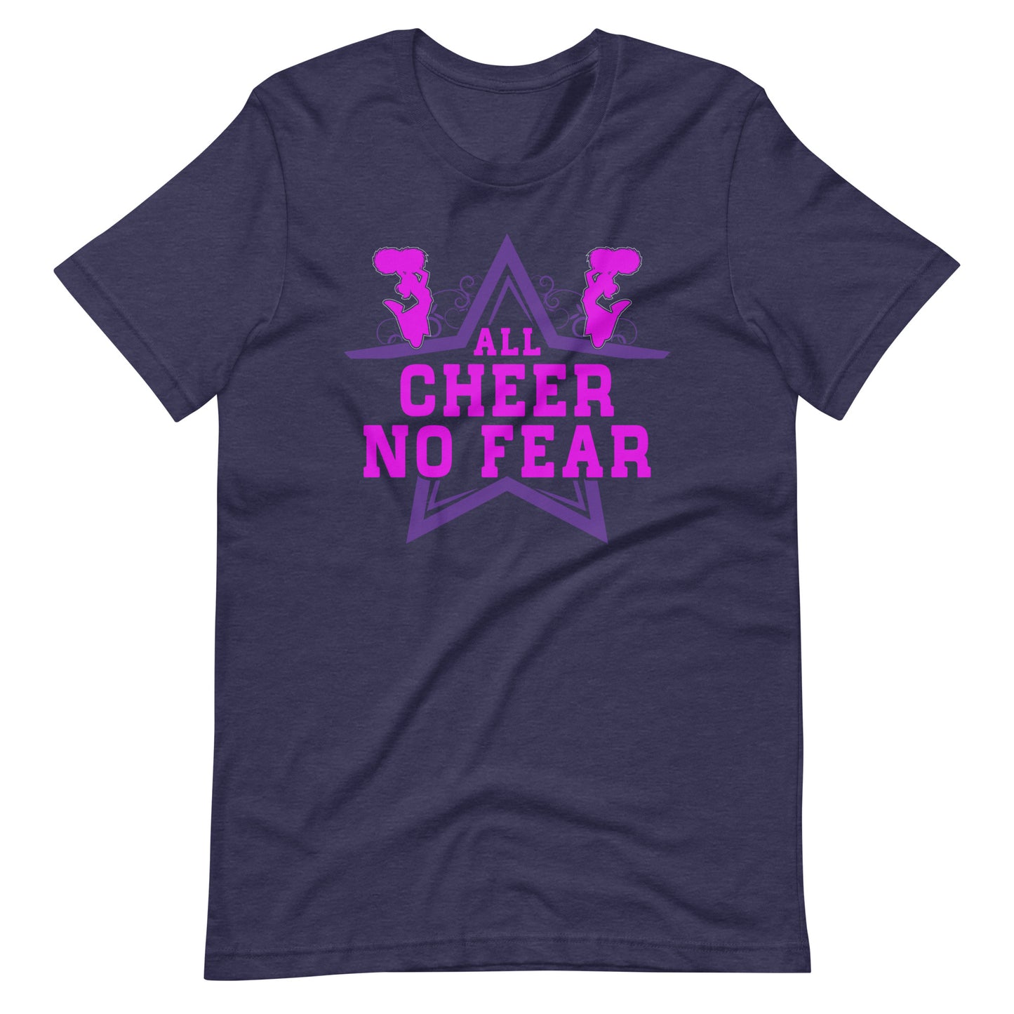 Cheerleading Leidenschaft pur! 'All Cheer, No Fear' T-Shirt für wahre Fans
