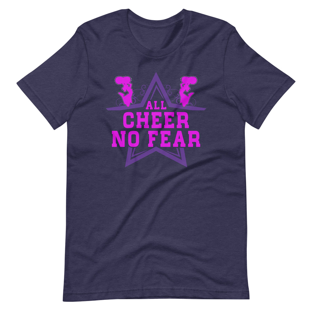 Cheerleading Leidenschaft pur! 'All Cheer, No Fear' T-Shirt für wahre Fans