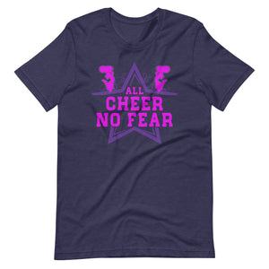 Cheerleading Leidenschaft pur! 'All Cheer, No Fear' T-Shirt für wahre Fans