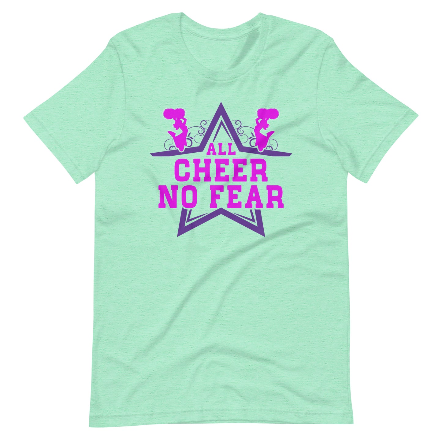 Cheerleading Leidenschaft pur! 'All Cheer, No Fear' T-Shirt für wahre Fans