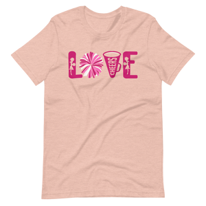 Love Cheerleading! T-Shirt für Damen und Mädchen