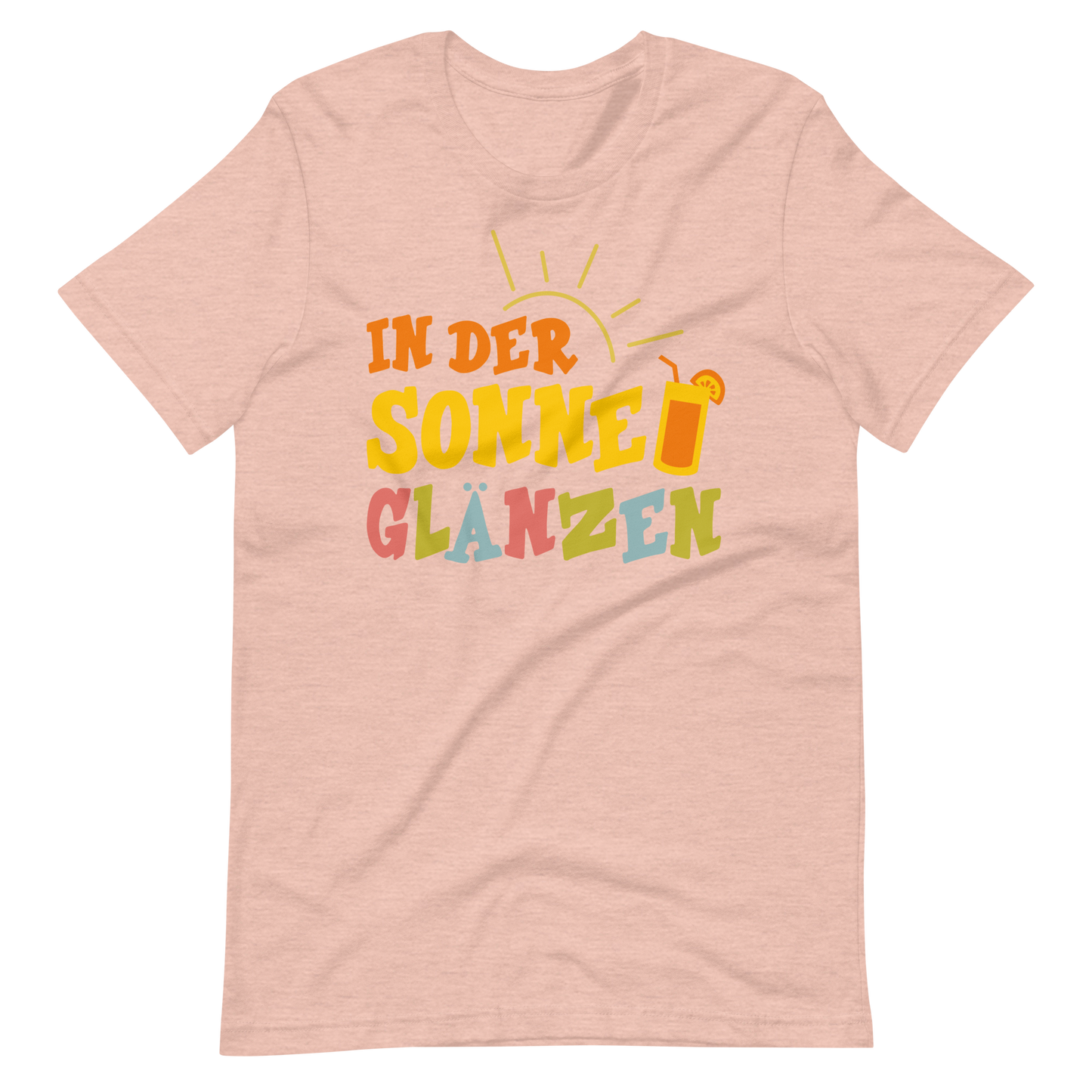 Lustiges T-Shirt "Sonne glänzen!" für den Sommer | Hochwertige Baumwolle
