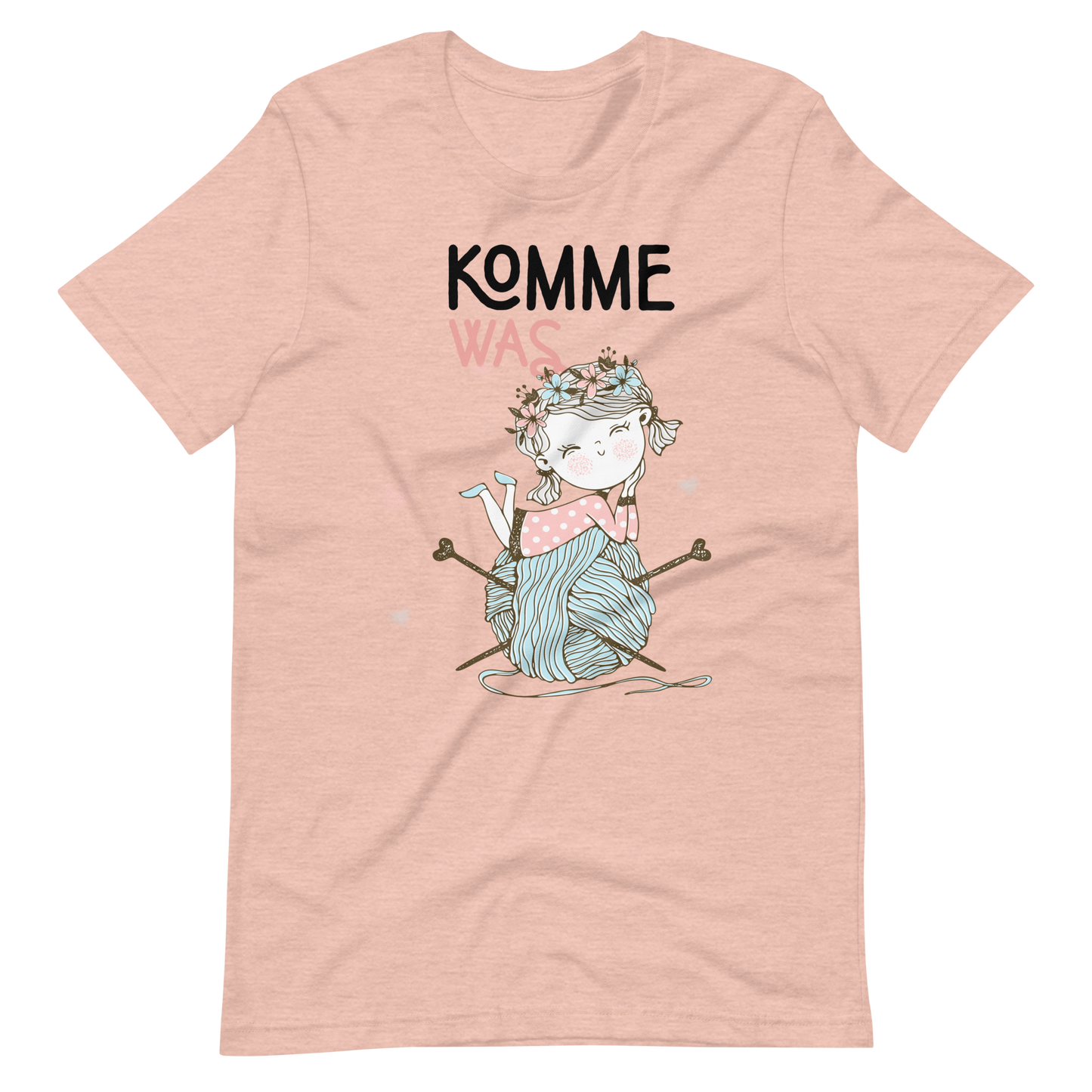Lustiges T-Shirt! "Komme was Wolle!" | Witziger Spruch