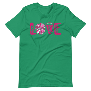 Love Cheerleading! T-Shirt für Damen und Mädchen