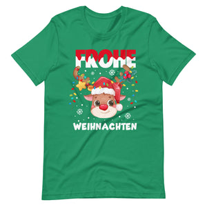 Frohe Weihnachten! Süßes Rentier - Festliches T-Shirt für alle Altersgruppen