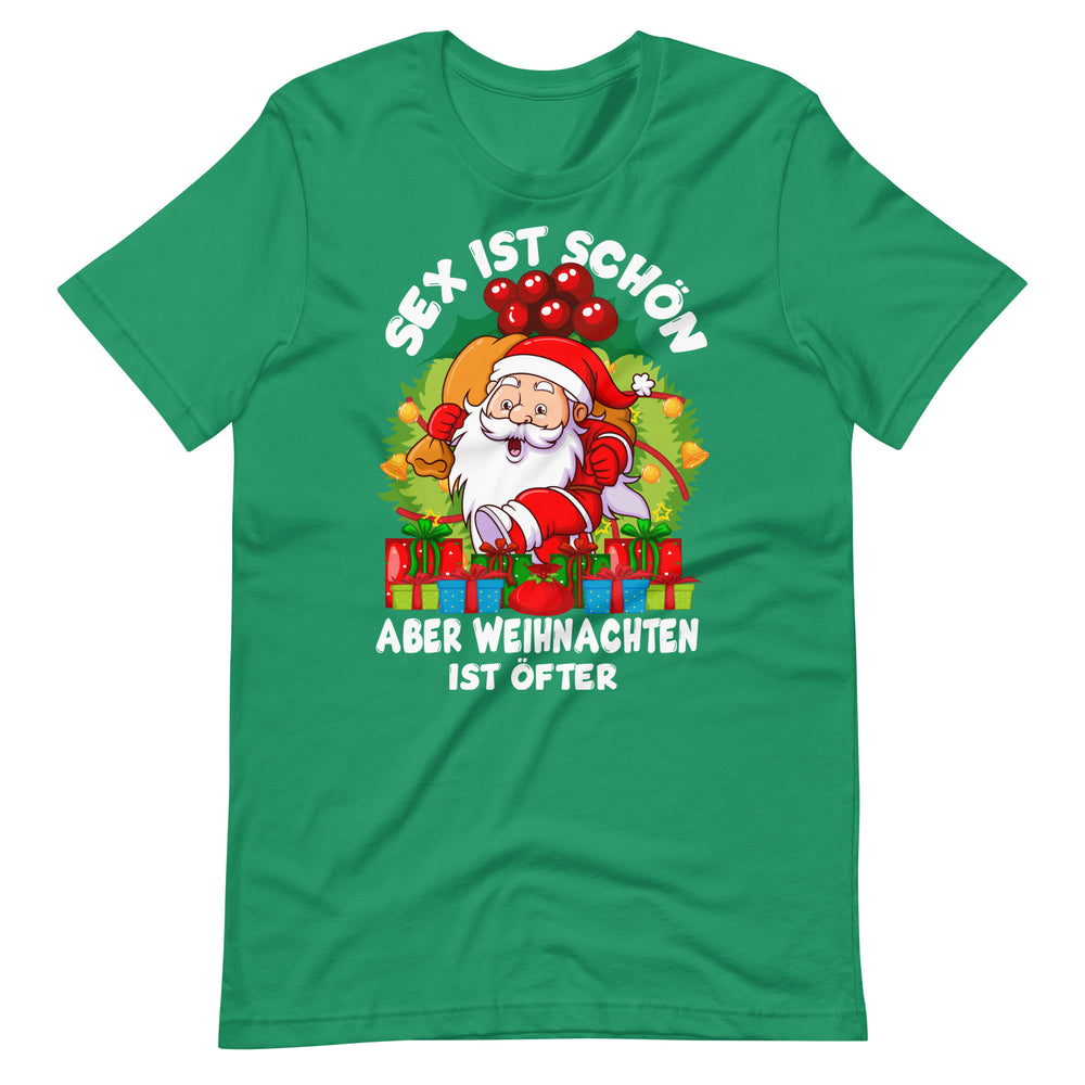 S*x ist schön, aber Weihnachten ist öfter! Lustiges Spruch-T-Shirt