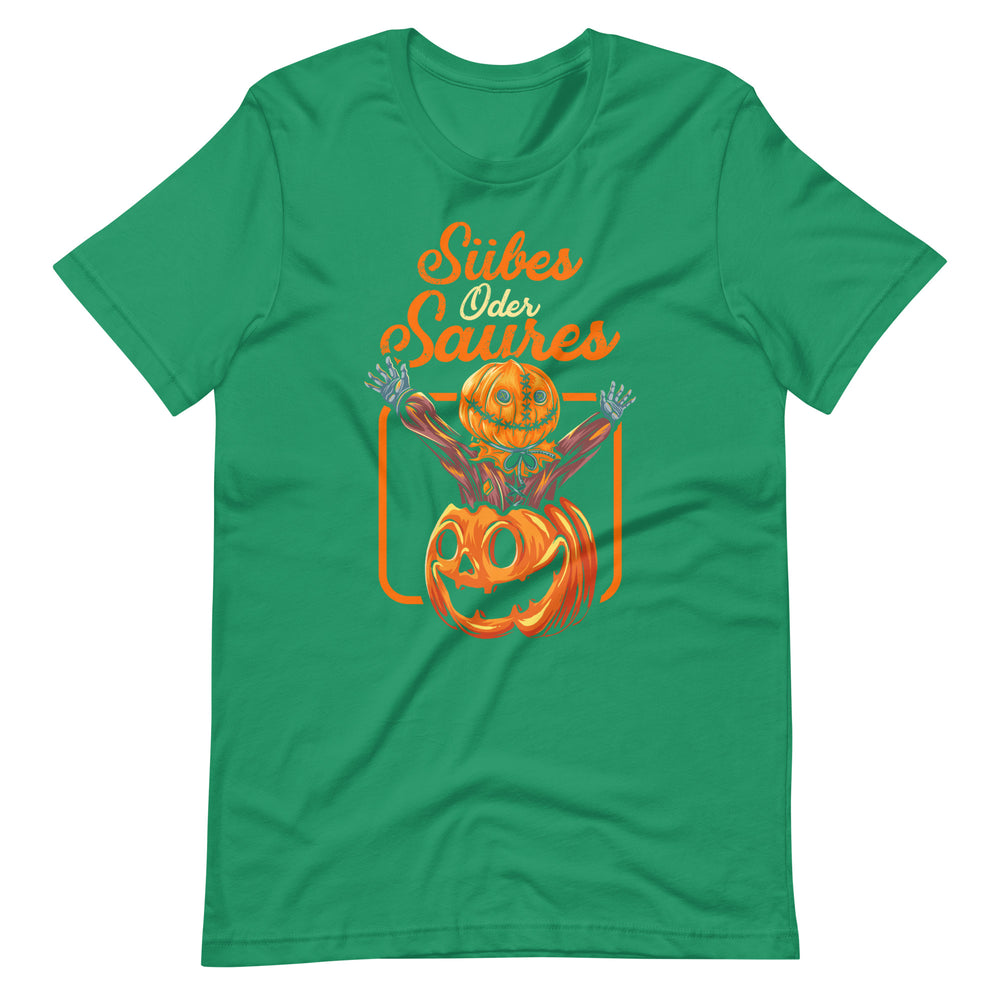 Halloween T-Shirt: Suesses ODER Saures - Süßer Gruselspaß