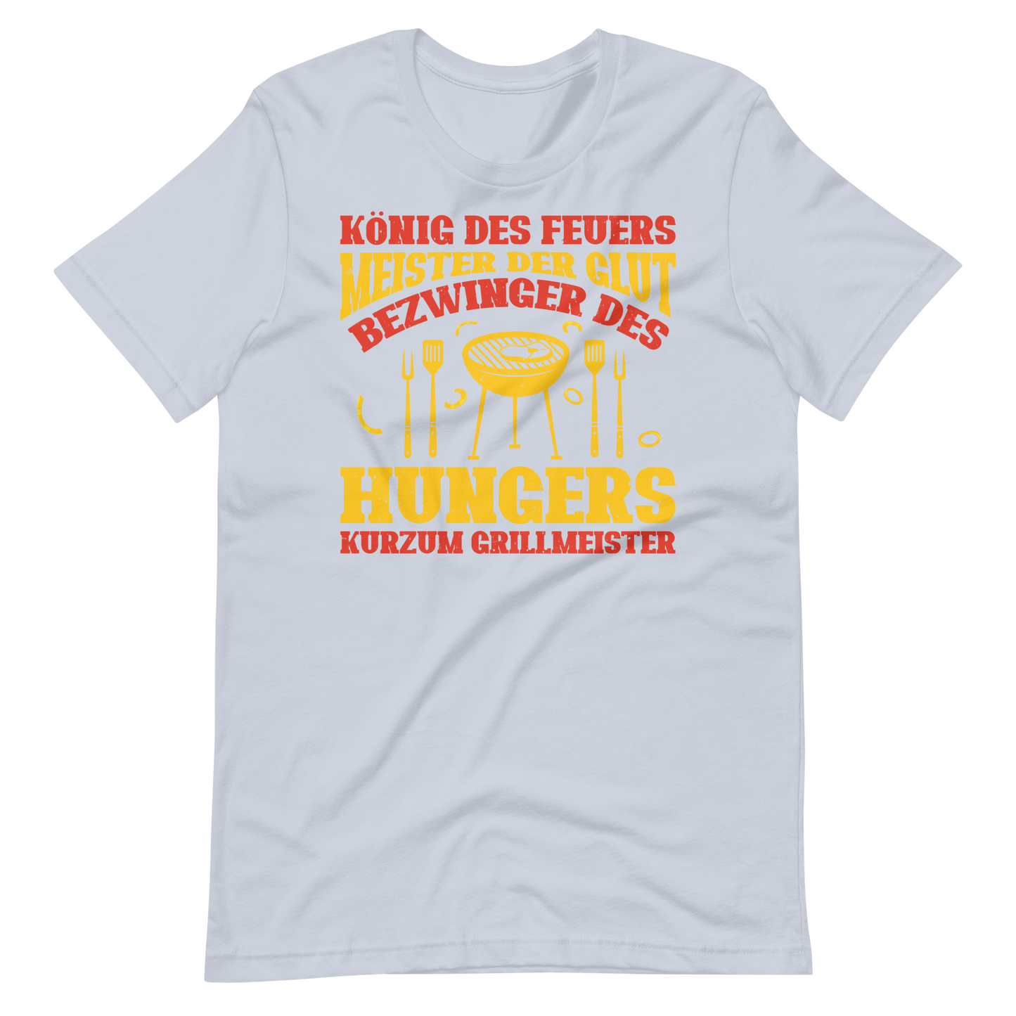 König des Feuers! Lustiger Grillmeister T-Shirt