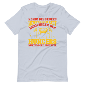 König des Feuers! Lustiger Grillmeister T-Shirt