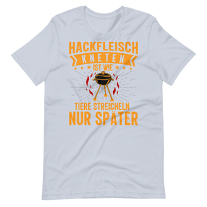 Lustiges Hackfleisch T-Shirt - Tiere streicheln & Grillen