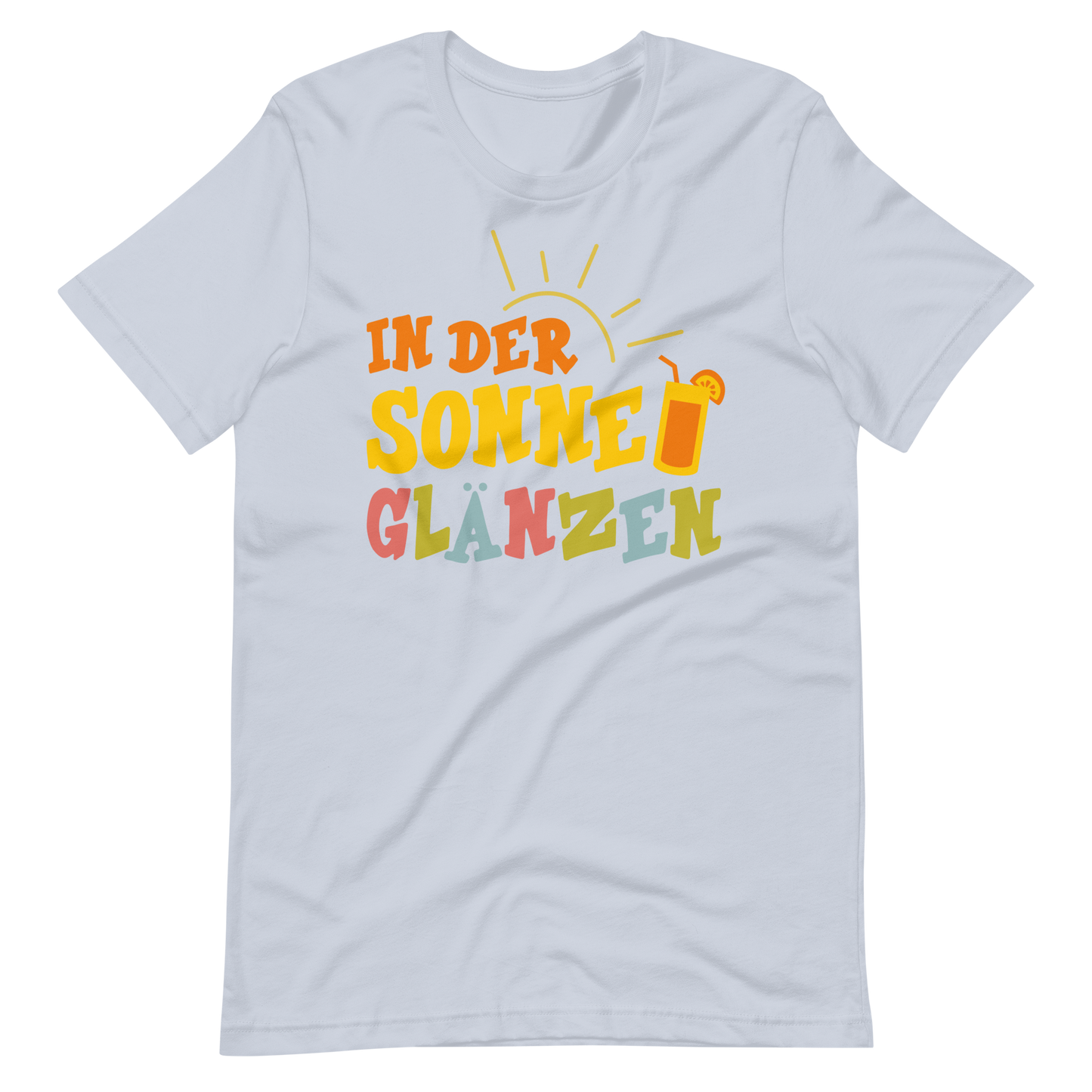 Lustiges T-Shirt "Sonne glänzen!" für den Sommer | Hochwertige Baumwolle