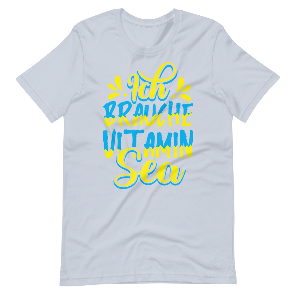 Lustiges T-Shirt "Vitamin SEA!" für Strandliebhaber | Baumwollqualität