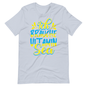 Lustiges T-Shirt "Vitamin SEA!" für Strandliebhaber | Baumwollqualität