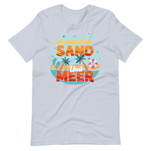 Lustiges T-Shirt "Sonne, Sand, Meer!" für den Sommer | Trendiger Look