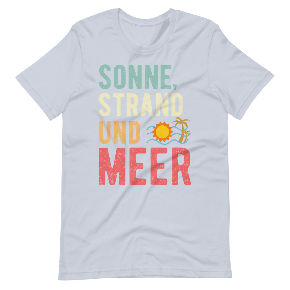 Sommer-T-Shirt "Sonne, Strand und MEER!" | Urlaubsfeeling pur