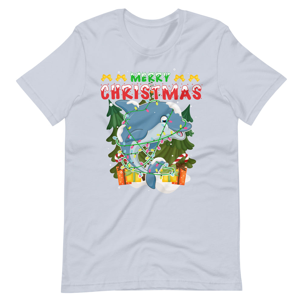 Merry Christmas Dolphin - Weihnachten Delfin T-Shirt