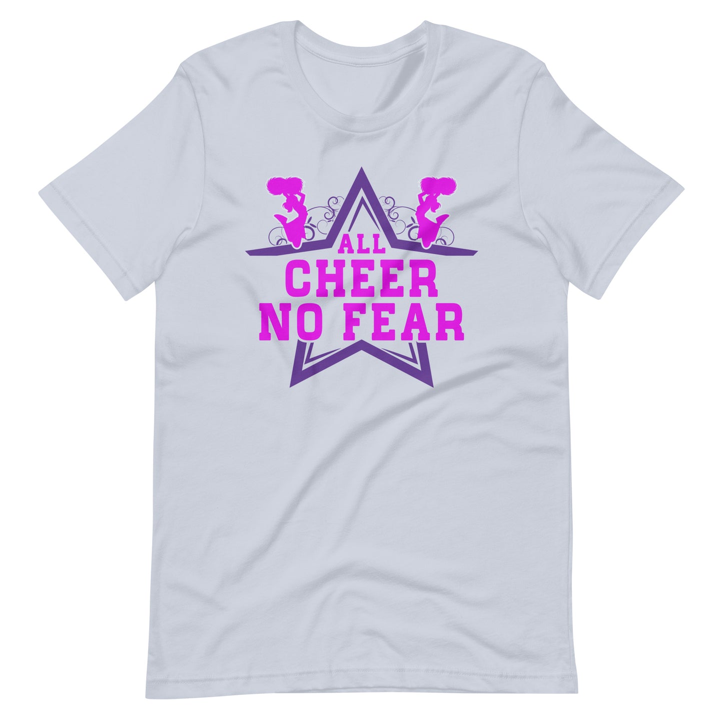 Cheerleading Leidenschaft pur! 'All Cheer, No Fear' T-Shirt für wahre Fans