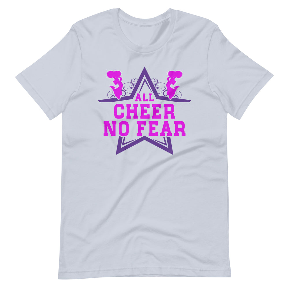 Cheerleading Leidenschaft pur! 'All Cheer, No Fear' T-Shirt für wahre Fans