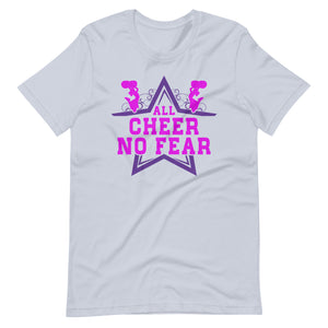 Cheerleading Leidenschaft pur! 'All Cheer, No Fear' T-Shirt für wahre Fans