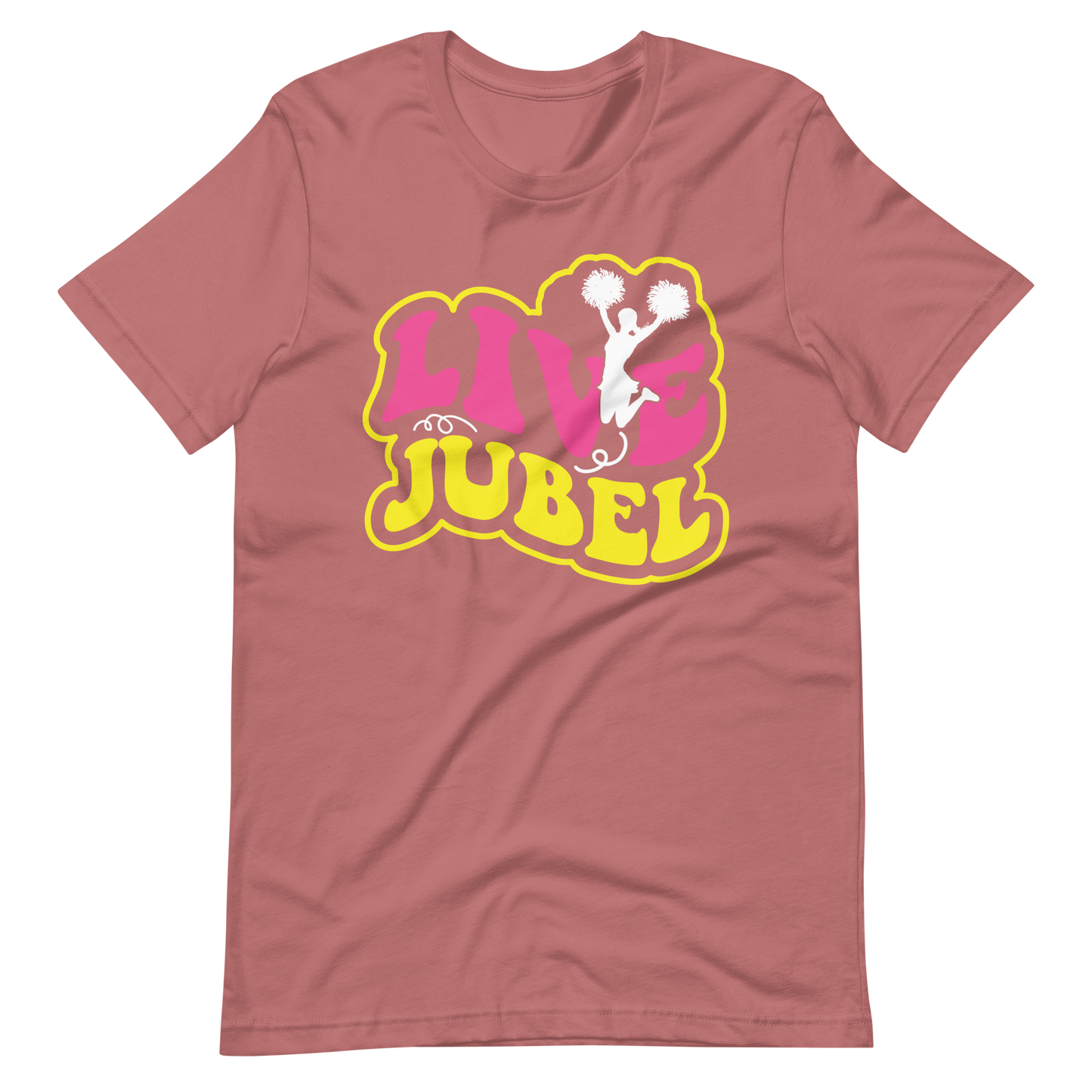 Live Jubel Cheer! T-Shirt für Damen und Mädchen