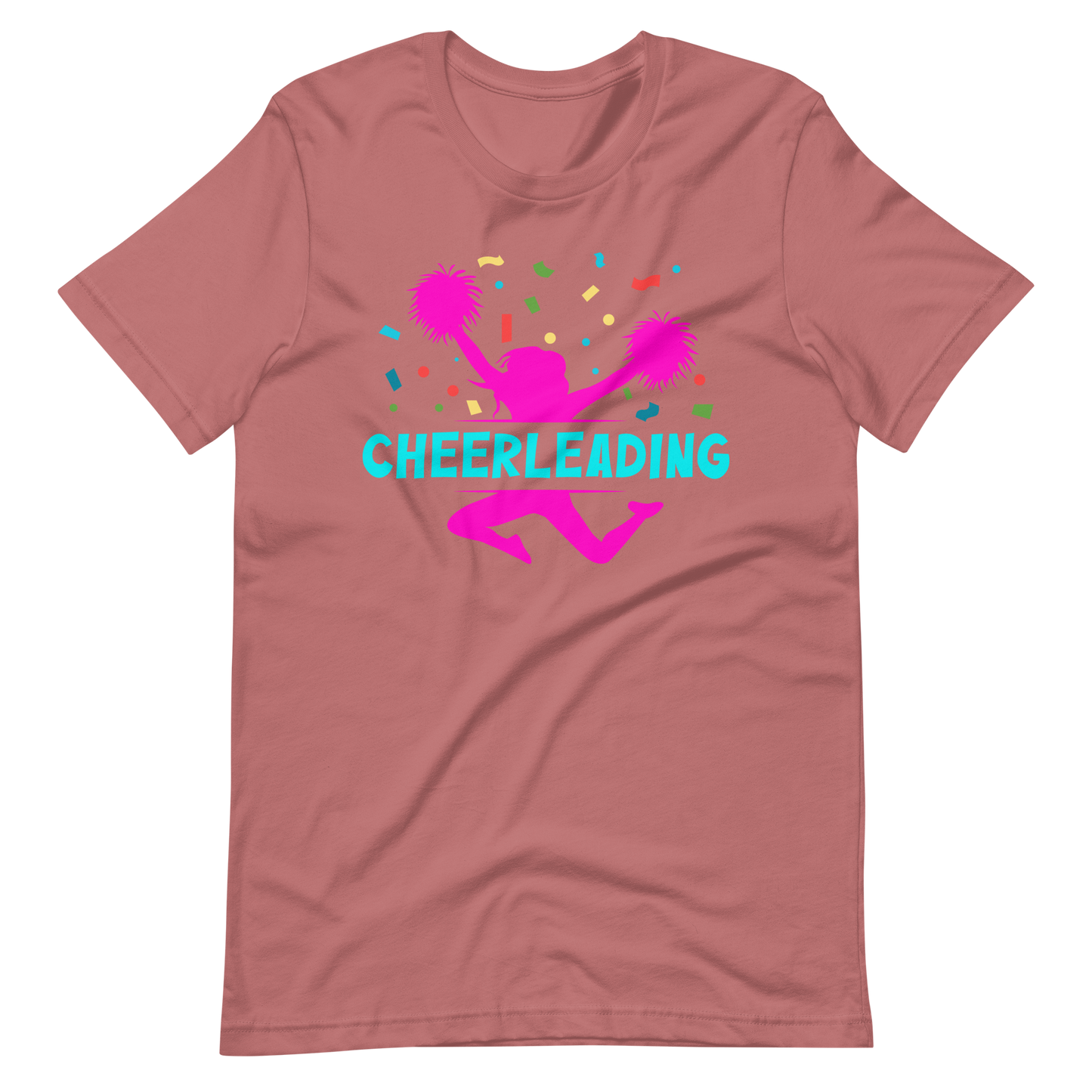 Cheerleading Pomms T-Shirt für Mädchen und Frauen