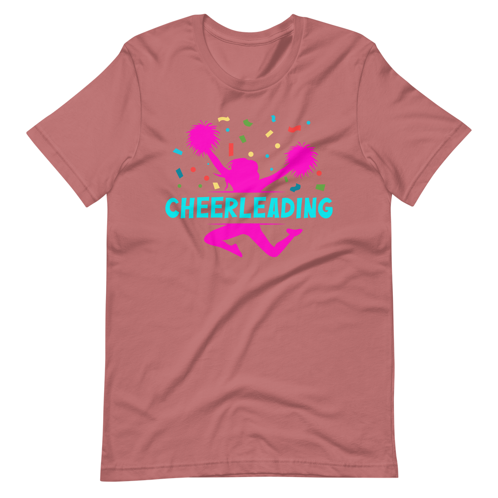 Cheerleading Pomms T-Shirt für Mädchen und Frauen