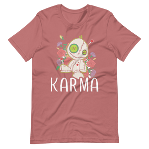 Karma Doll Logo! Einzigartiges T-Shirt für Frauen