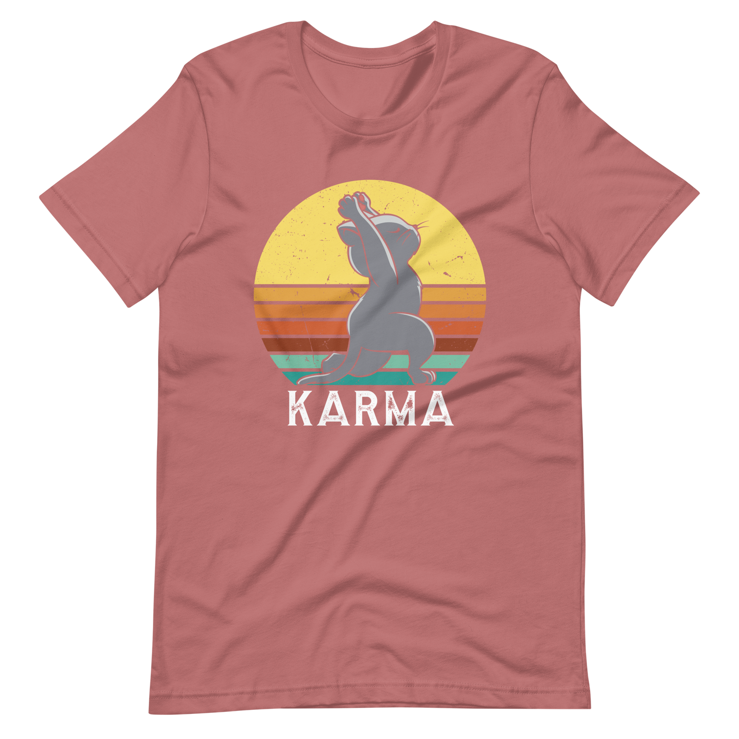 Karma CAT! T-Shirt | Lustiges Katzenmotiv