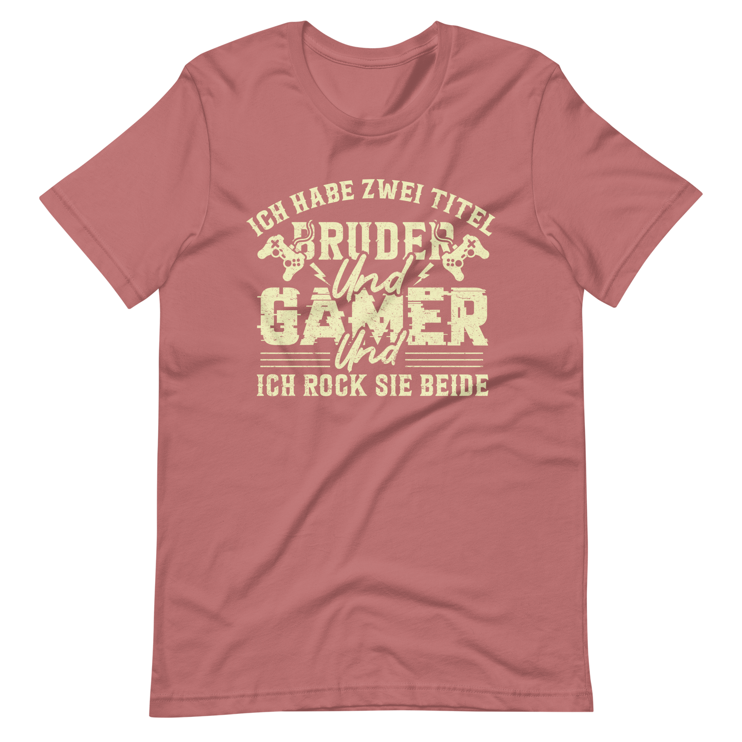 Bruder und Gamer - ich rock beide Titel – Gamer Shirt