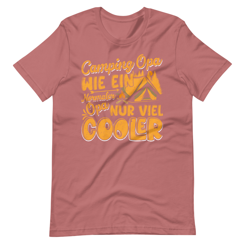 Witziges Camping Opa T-Shirt - Cooler als ein normaler Opa