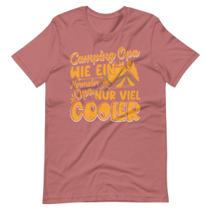 Witziges Camping Opa T-Shirt - Cooler als ein normaler Opa