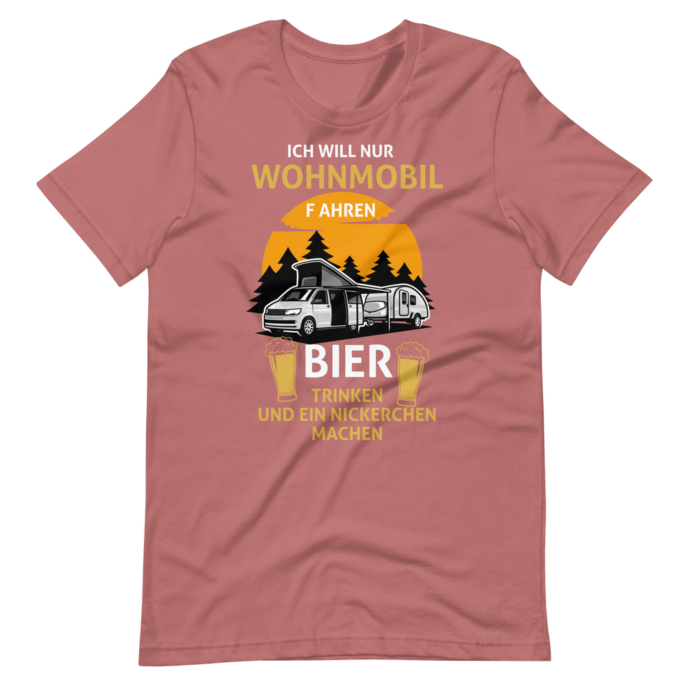 Kaufe jetzt mein T-Shirt "Campen, Bier, Nickerchen!"