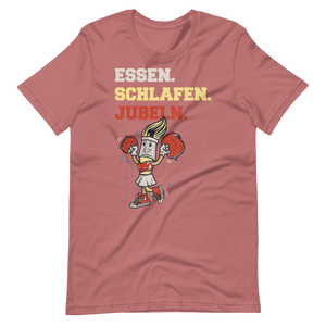 Essen Schlafen Jubeln - Cheerleading T-Shirt