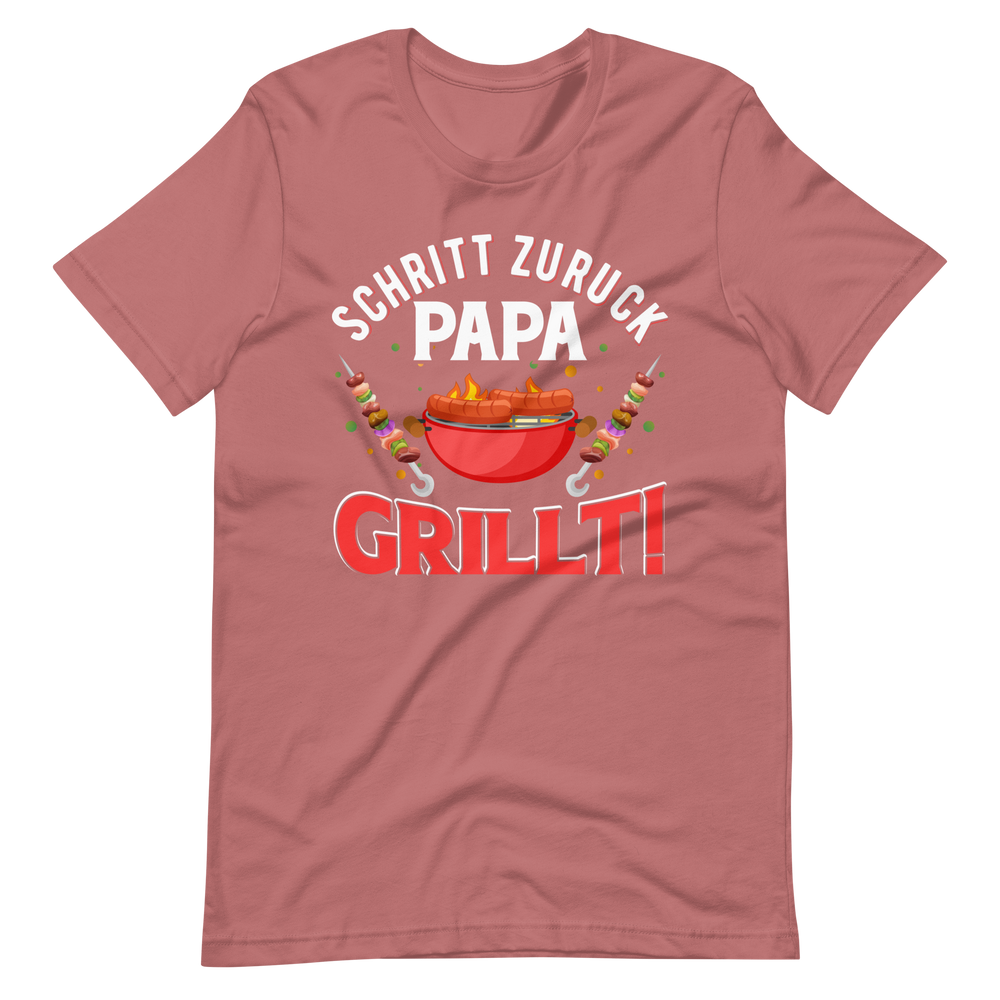 Papa GRILLT - Schritt zurück, Achtung! T-Shirt
