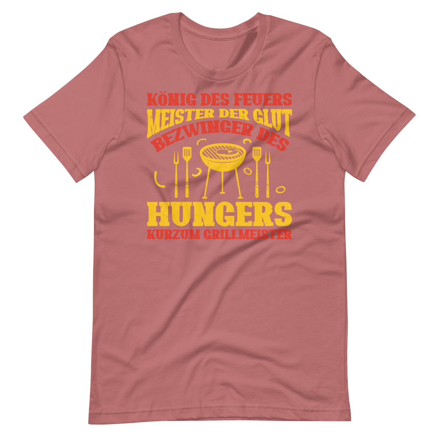 König des Feuers! Lustiger Grillmeister T-Shirt